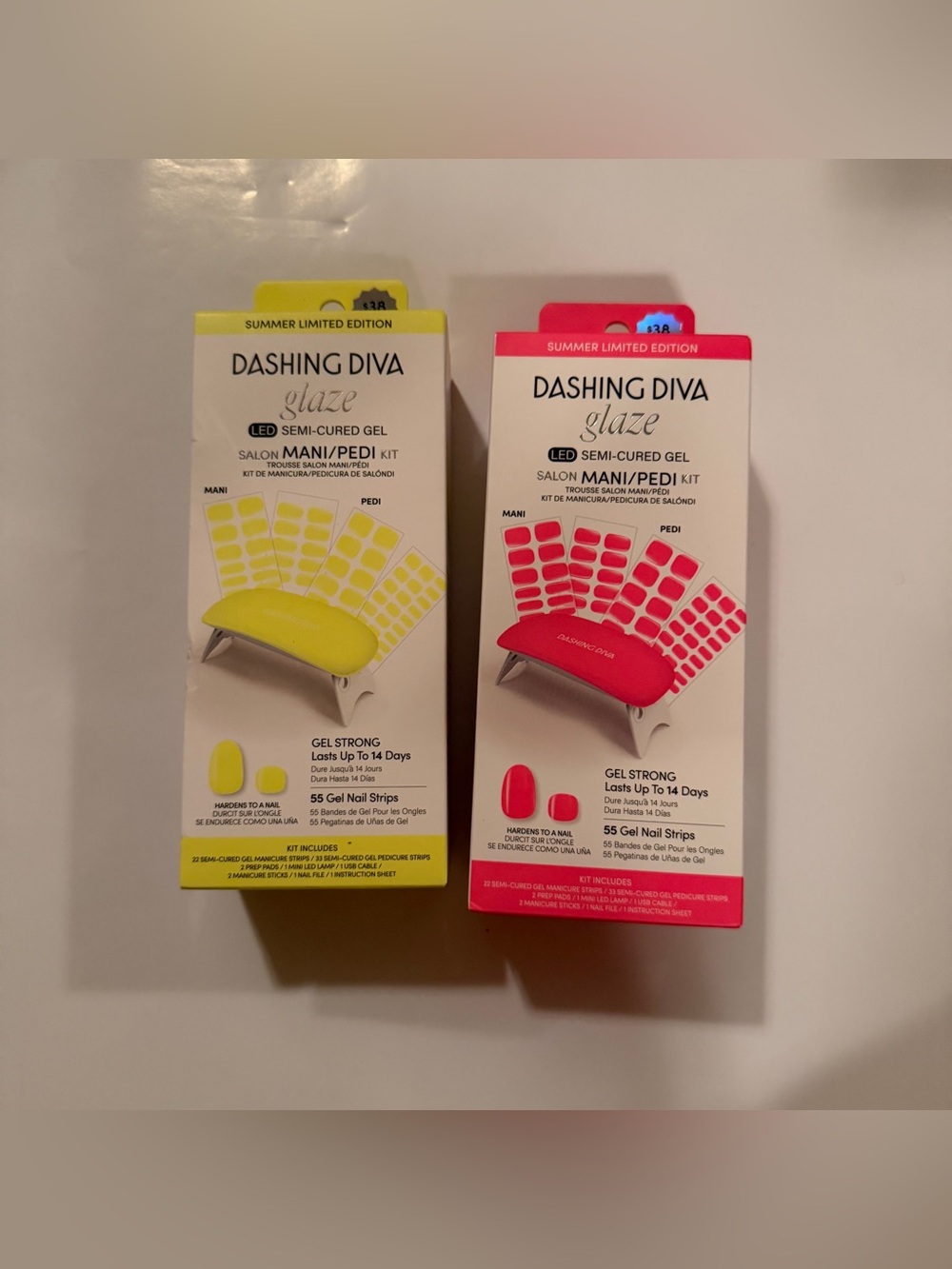 Dashing Diva Glaze Mani Pedi Kit  - set of 2